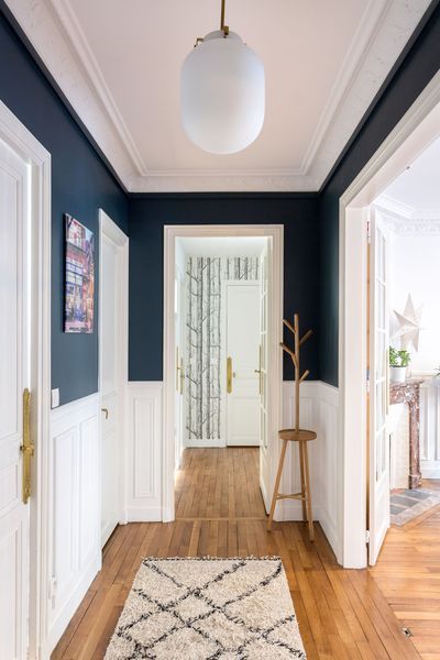 Couloir astuces déco, peinture, papier peint